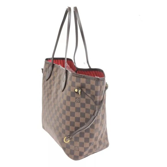 LOUIS VUITTON Neverfull MM Shoulder Bag Damier Ebene Leather BN N51105 23FA323 - Picture 12 of 14